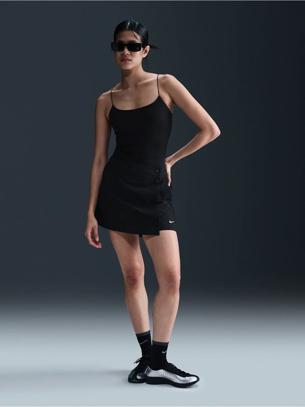 Nike Black Sport Skort